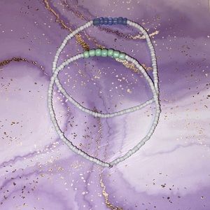 Handmade matching bracelet set